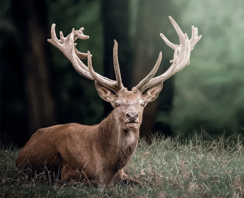 Cervo della fauna di paularo