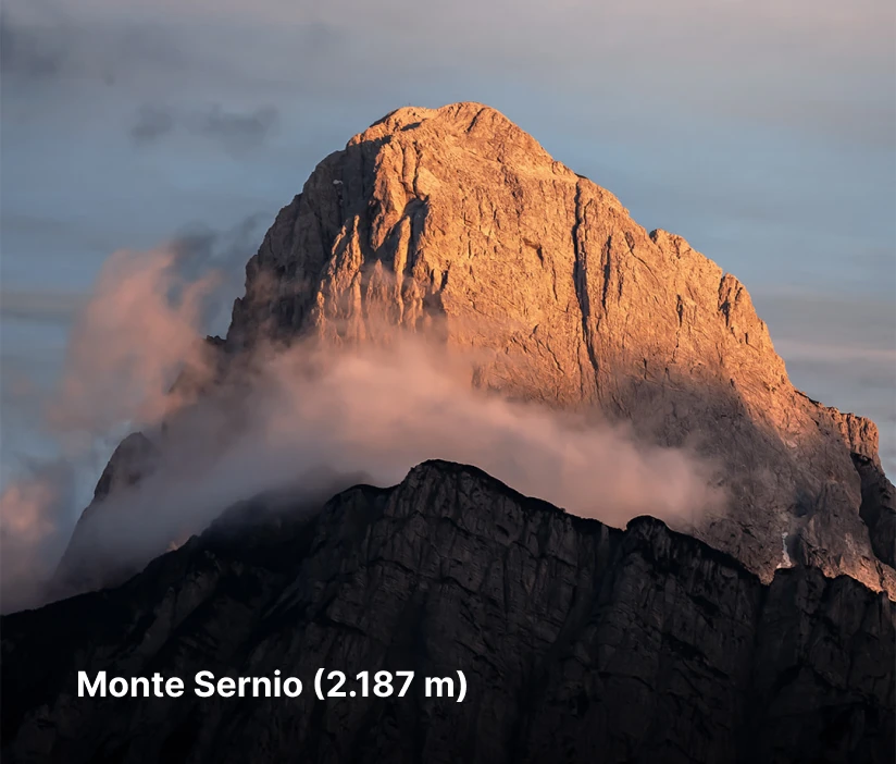 Monte sernio montagna di Paularo